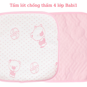 Lót chống thấm Babi1 4 lớp cotton 2 mặt