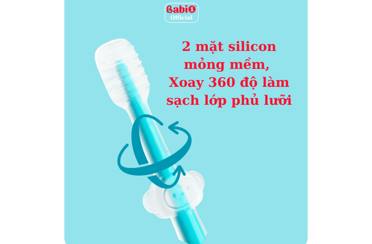 rơ nướu lưỡi silicon Babi1