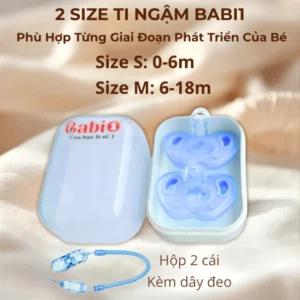 Size S và M của ty ngậm Babi1