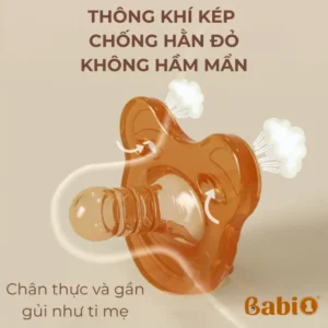 ty ngậm nano Babi1 thiết kế chống 3 vết đỏ
